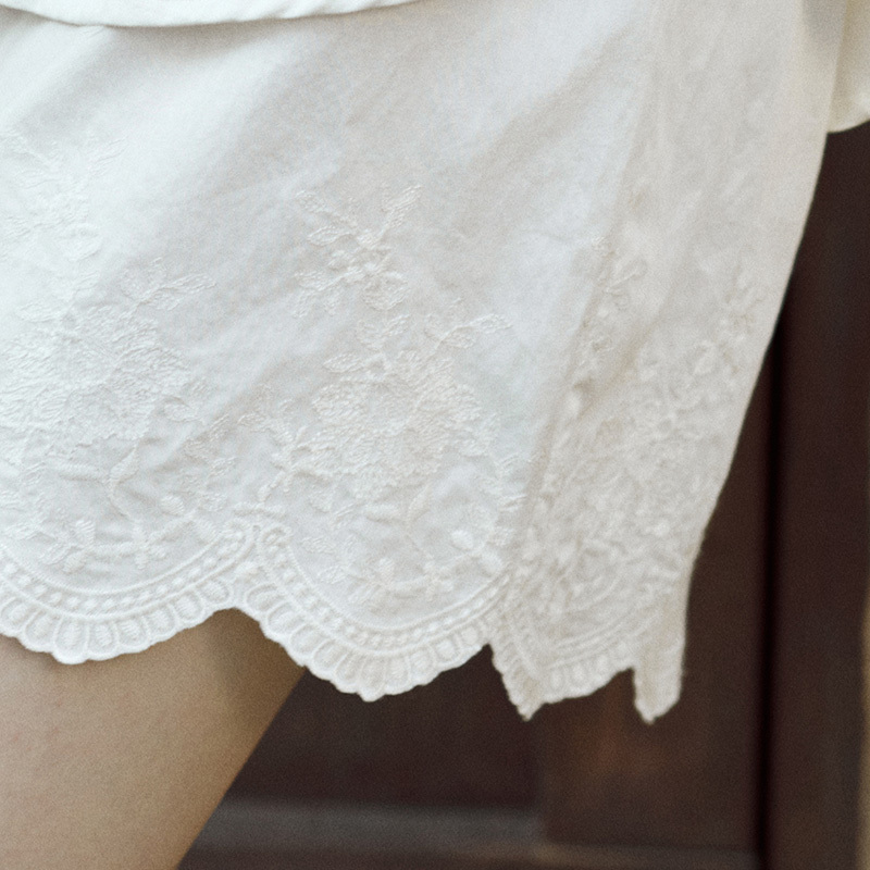 ‌Loungewear Embroidered shorts
