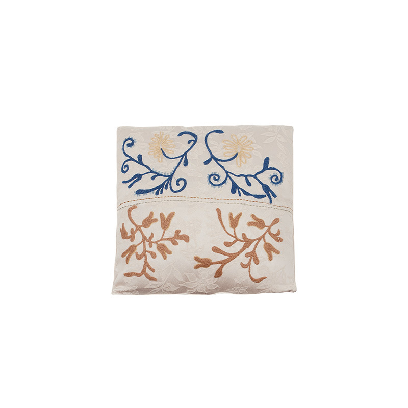 Embroidered‌ Throw pillow‌