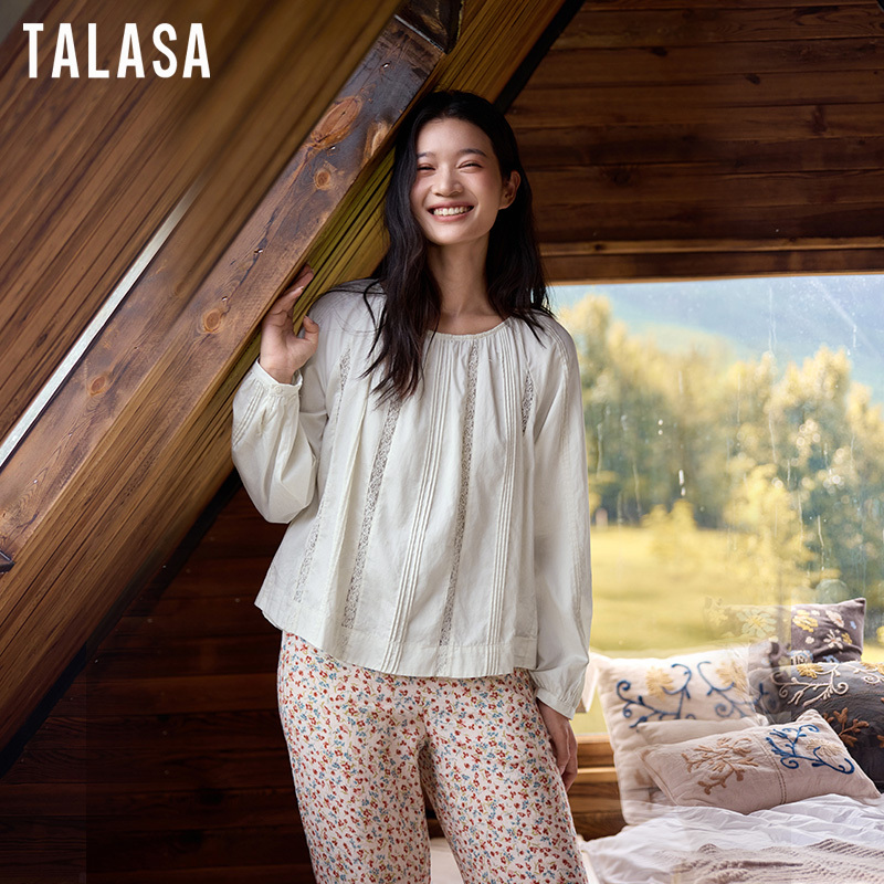 ‌100% Cotton‌ Lace T-shirt
