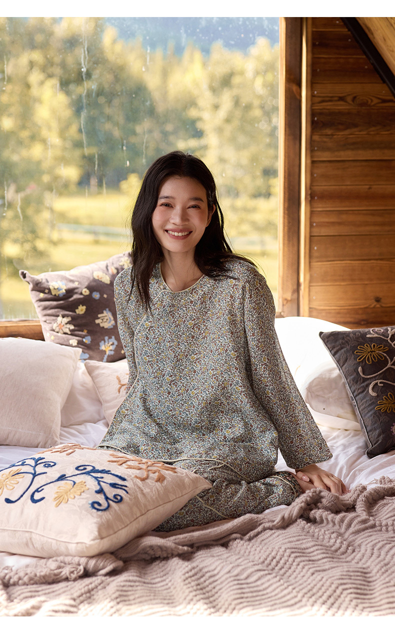 ‌100% Cotton‌ Eastern elements design Home T-shirt