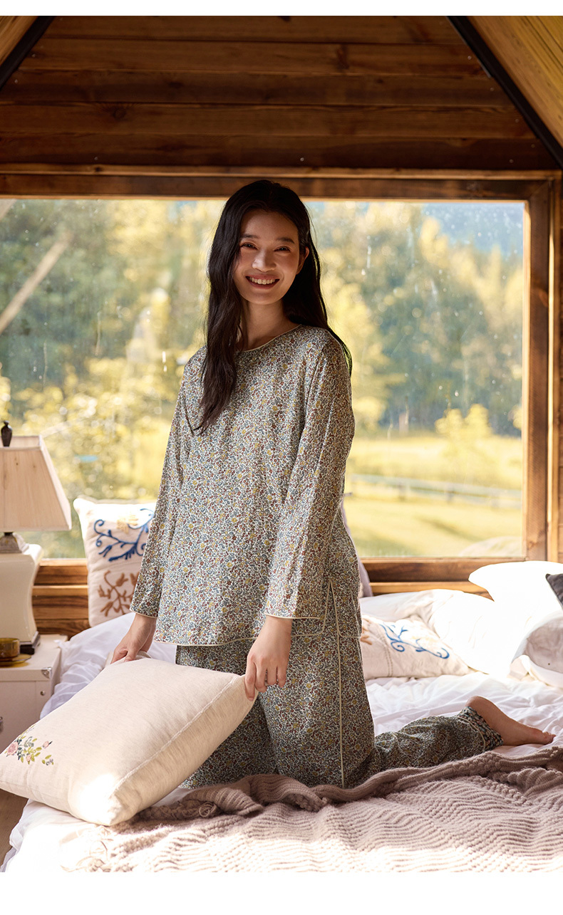 ‌100% Cotton‌ Eastern elements design Home T-shirt