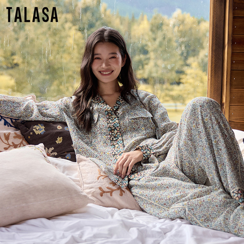 ‌100% Cotton‌  Printed pajama top