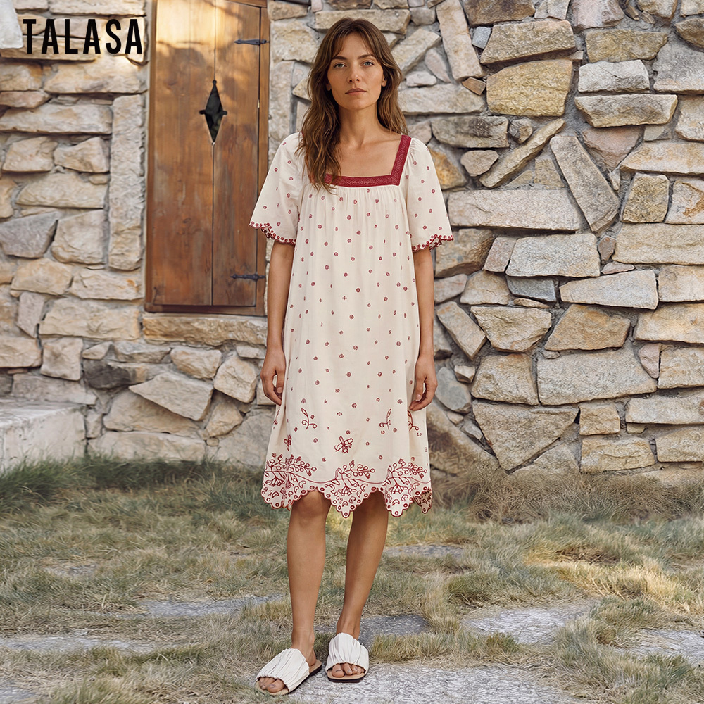 Embroidered nightdress