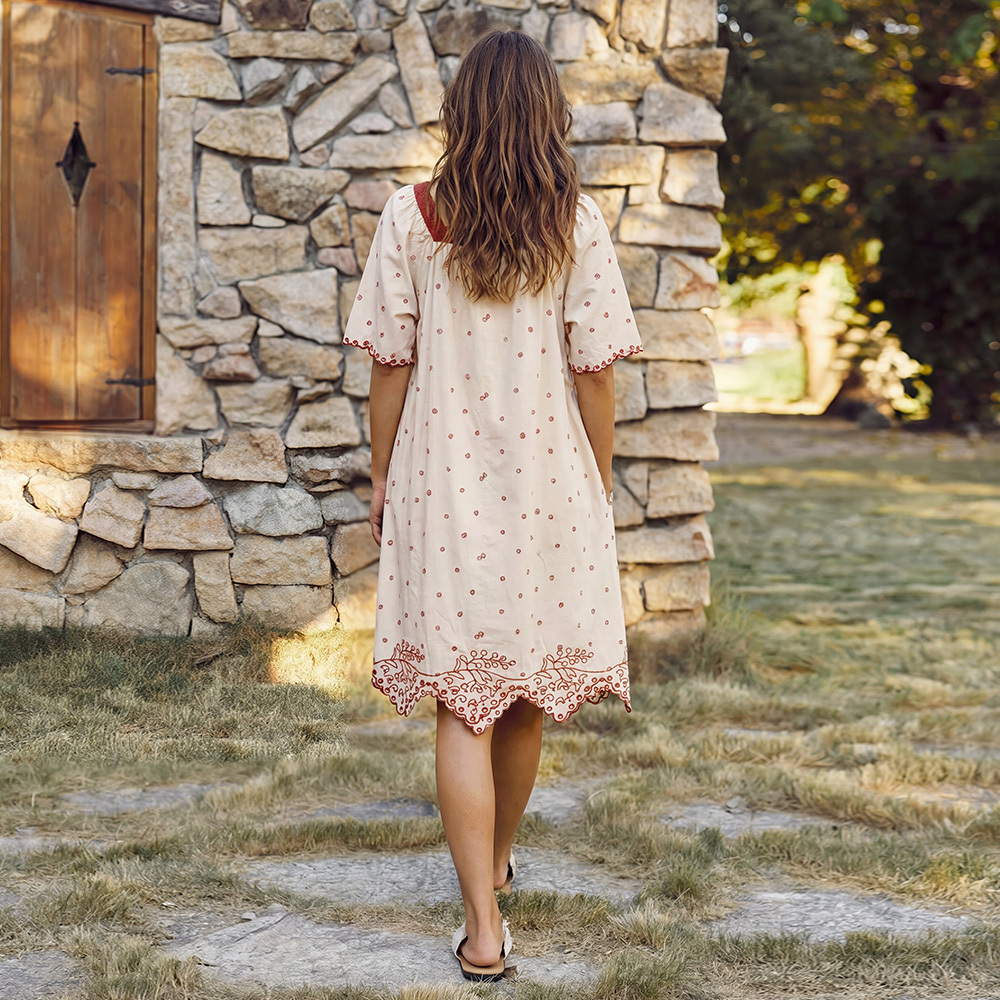 Embroidered nightdress