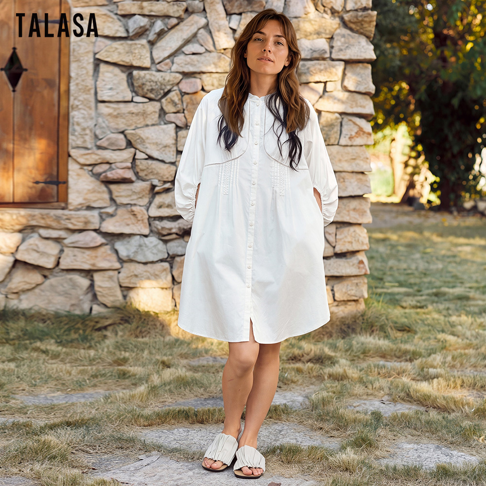 Nightdress have hollowed-out designs