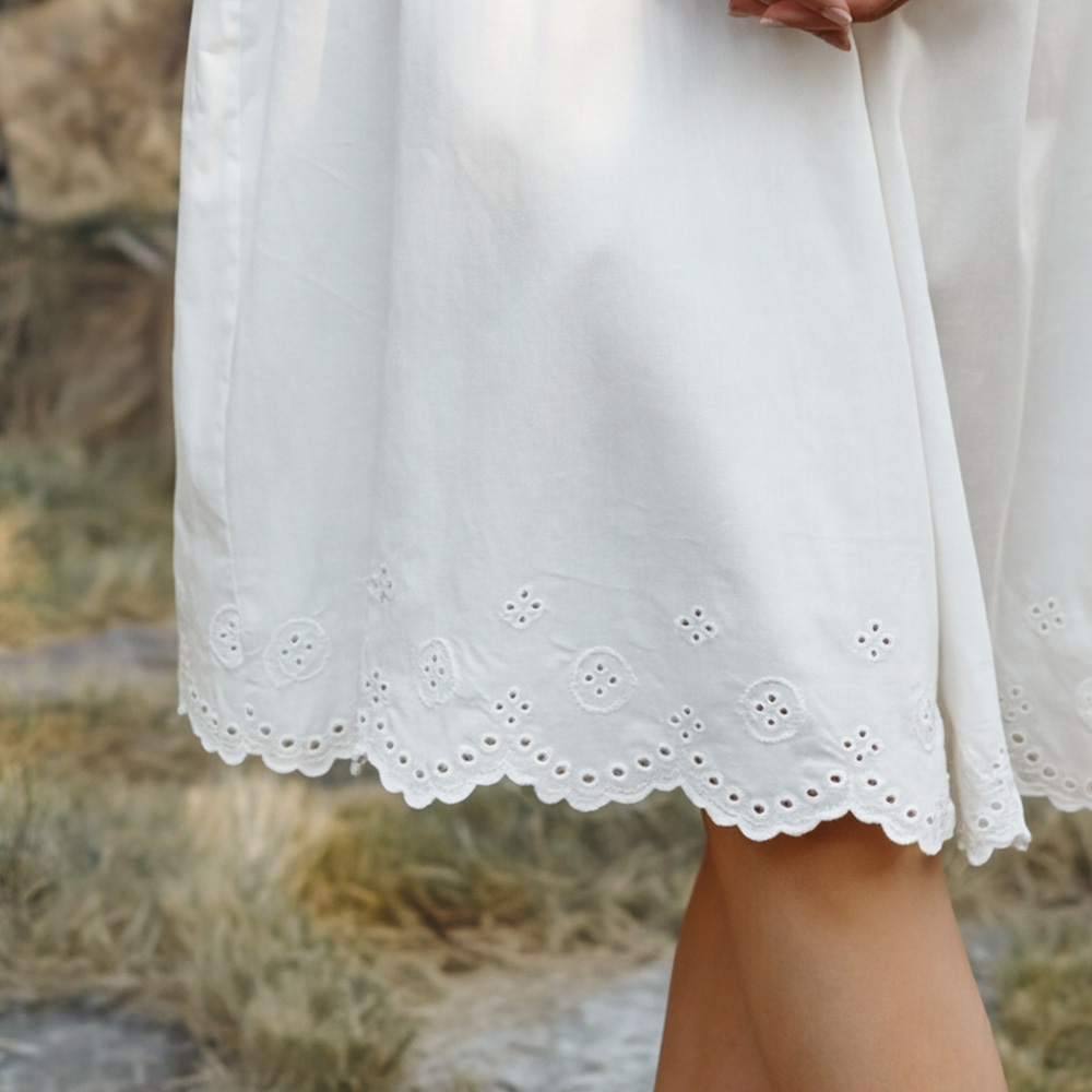 Embroidered Nightdress Loungewear