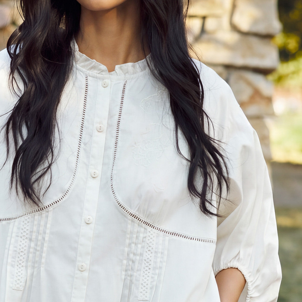 Nightdress have hollowed-out designs