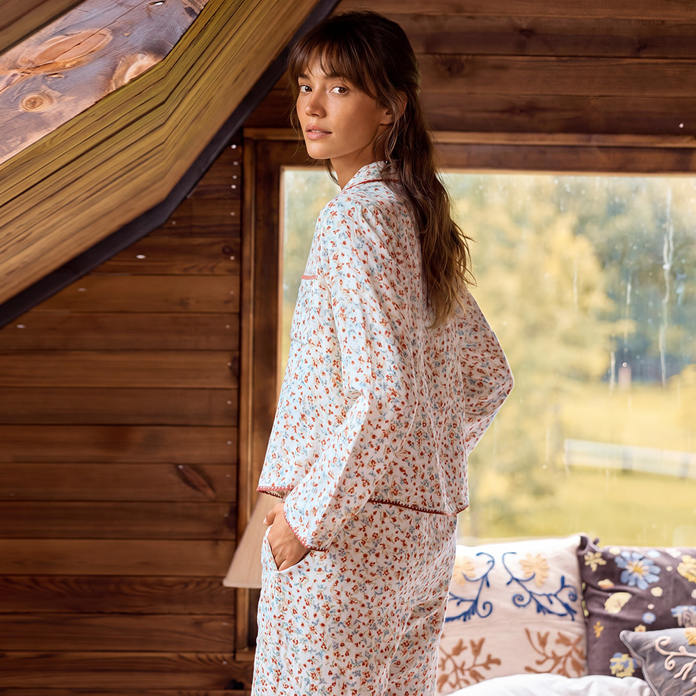 100% Cotton‌ Printed pajama set