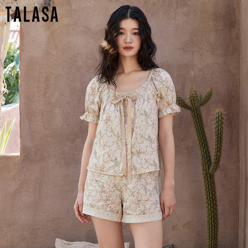 100% cotton Printed pajama top