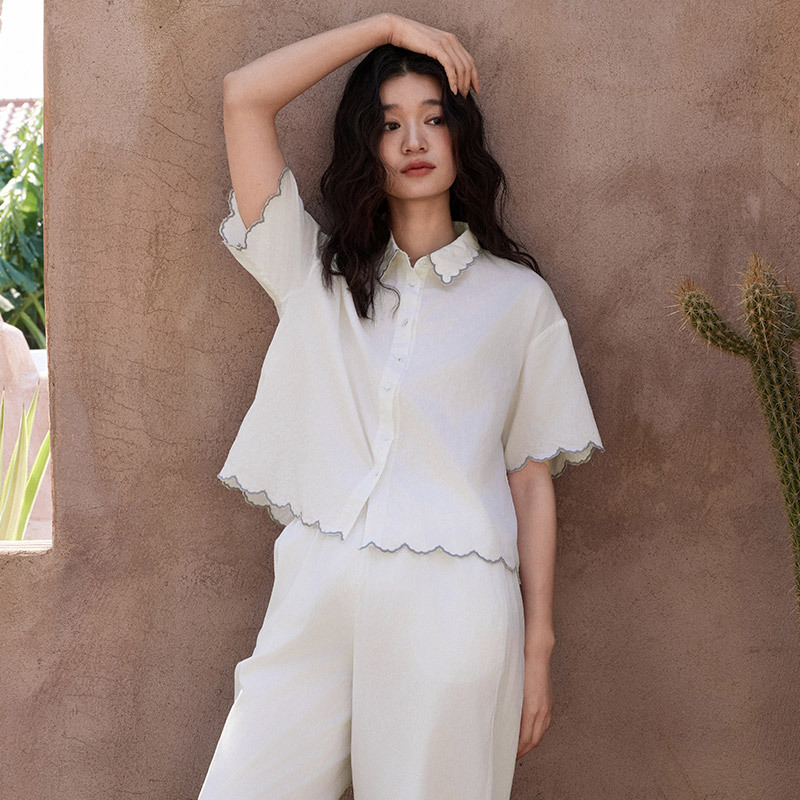 100% cotton Loungewear top