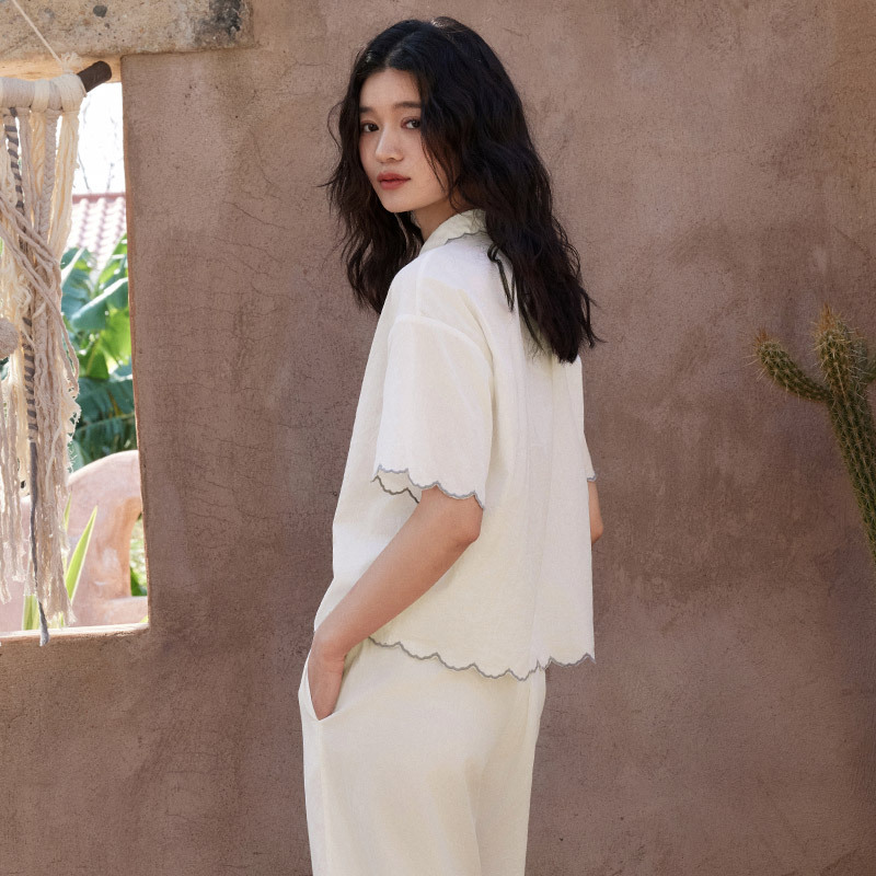 100% cotton Loungewear top