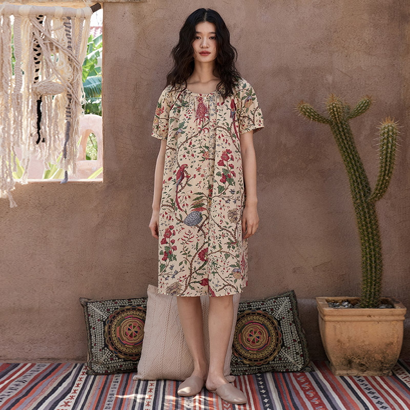 100% cotton Printed Nightdress