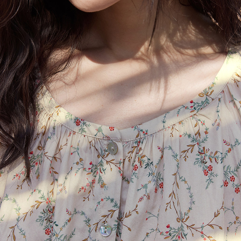 100% cotton Printed Nightdress