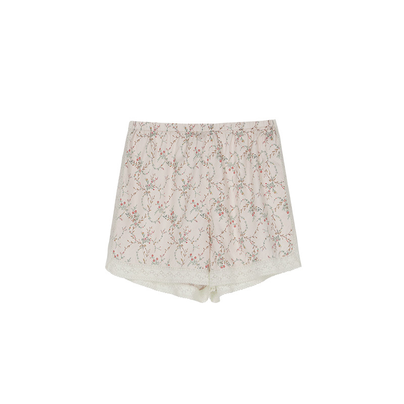 100% cotton Printed pajama shorts‌