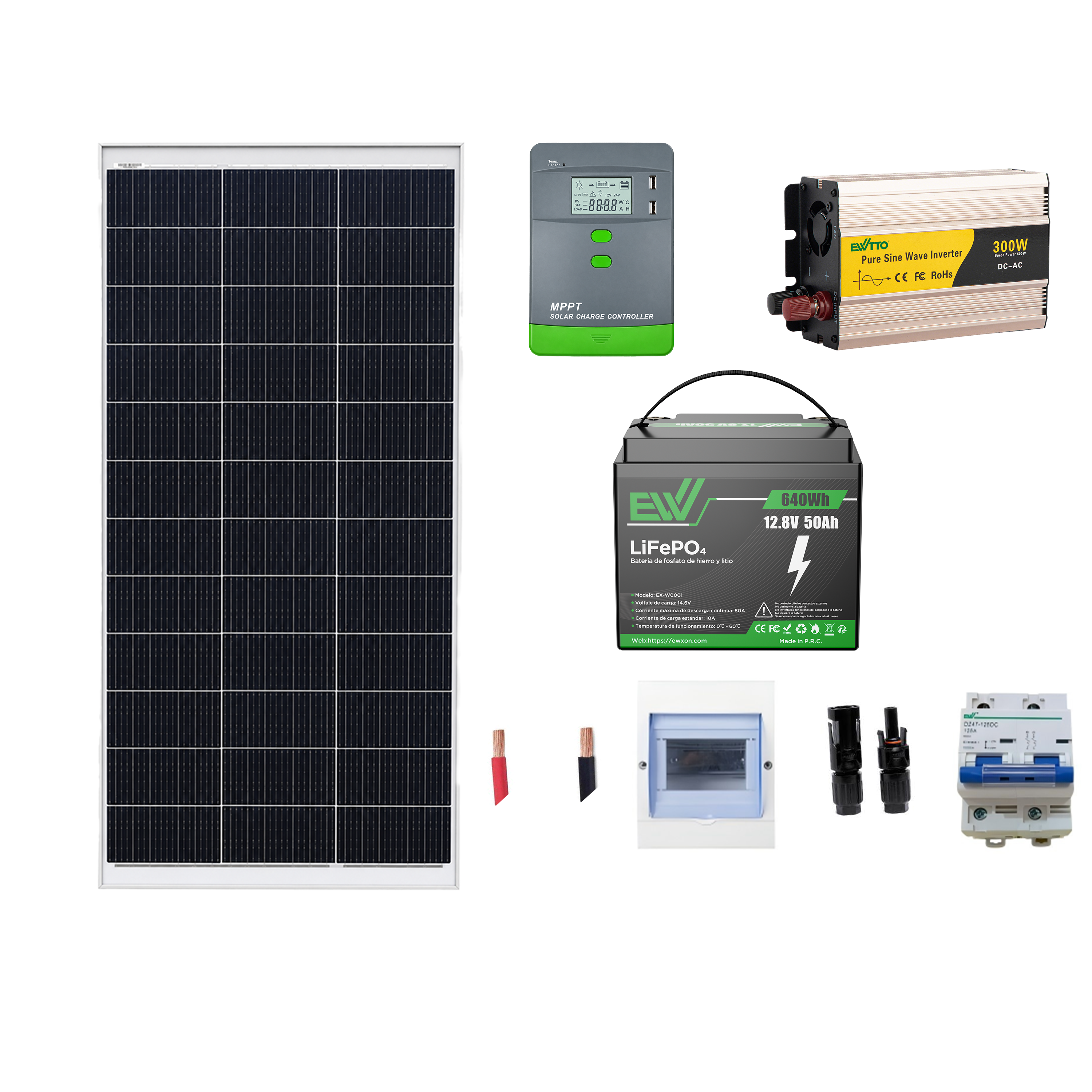 300W
