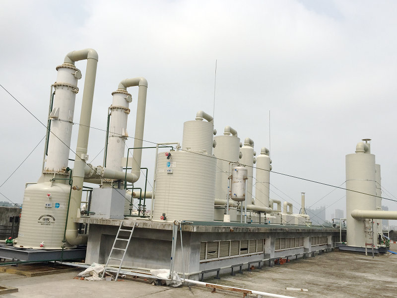 PPH Series Complete Waste Gas Treatment Equipment - Purification Tower /Scrubber,Hangzhou Xin'anjiang Industrial Pump Co., Ltd,JZJWLW series Roots oil-free vertical complete vacuum unit