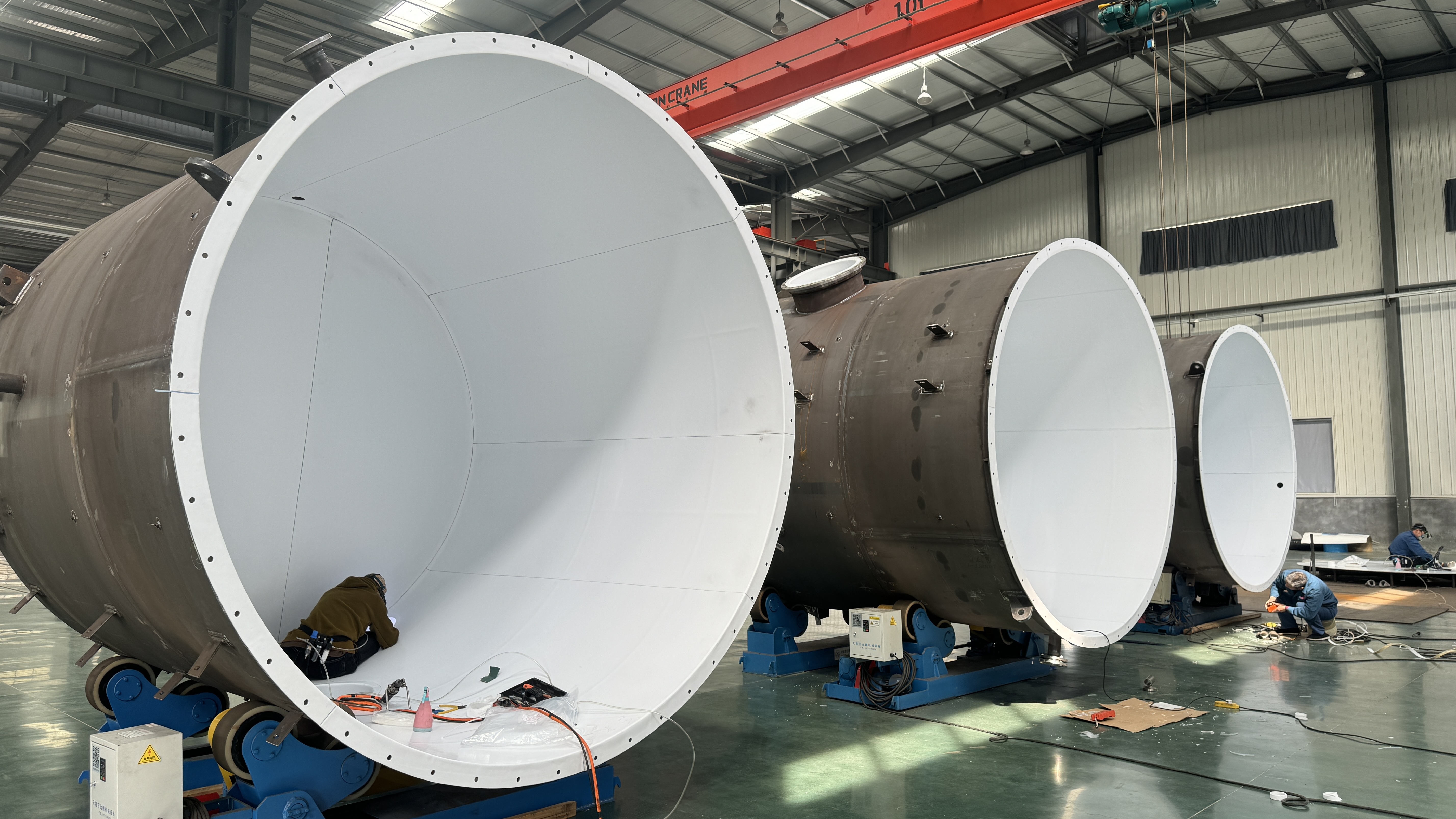 Custom-made anti-corrosion lined steel storage tanks with three lining options: PO, PE and PTFE.,Hangzhou Xin'anjiang Industrial Pump Co., Ltd,Custom-made anti-corrosion lined steel storage tanks with three lining options: PO, PE and PTFE.
