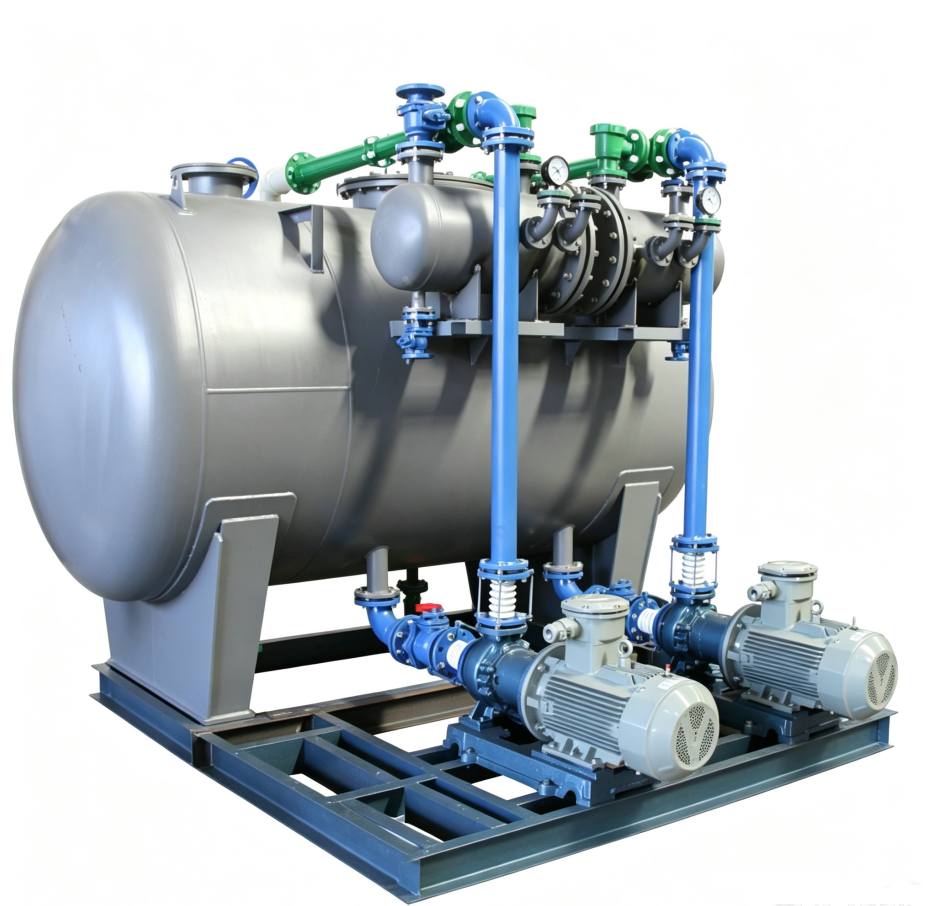 PTFE-Lined Steel Vacuum Unit,Hangzhou Xin'anjiang Industrial Pump Co., Ltd,Circular-type complete water-jet vacuum unit