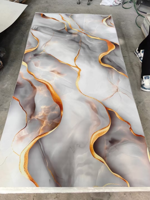 New Colours Indoor Use 1.22m X2.44m Marble Sheet UV Board, ROYUE Material,New Colours Indoor Use 1.22m X2.44m Marble Sheet UV Board