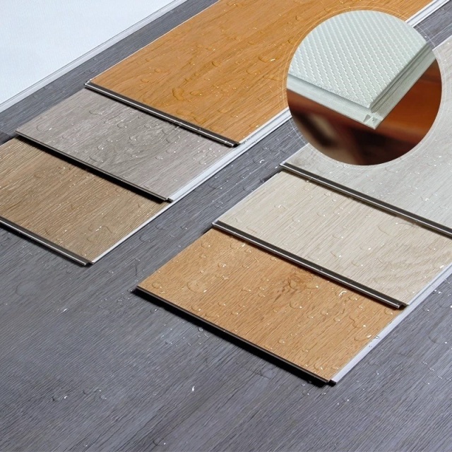 SPC SPAR Lock Click Vinyl Flooring 5+1.5mm Thick Non-Slip Waterproof Wear-Resistant Plastic Tile Plank for Gym School Use, ROYUE Material,SPC SPAR Lock Click Vinyl Flooring 5+1.5mm Thick Non-Slip Waterproof Wear-Resistant Plastic Tile Plank for Gym School Use