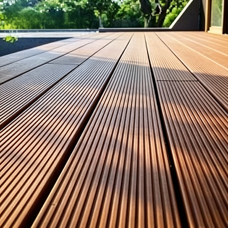 Outdoor Square 18mm Modern Anti-Slip Straight Grain WPC Decking for Garden Terrace, ROYUE Material,Outdoor Square 18mm Modern Anti-Slip Straight Grain WPC Decking for Garden Terrace