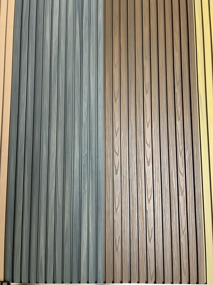 Wood Grain Design WPC Exterior Wall Cladding Panels Waterproof 3D Fluted Fire Retardant Eco-Friendly 5-Year Warranty Outdoor, ROYUE Material,Wood Grain Design WPC Exterior Wall Cladding Panels Waterproof 3D Fluted Fire Retardant Eco-Friendly 5-Year Warranty Outdoor
