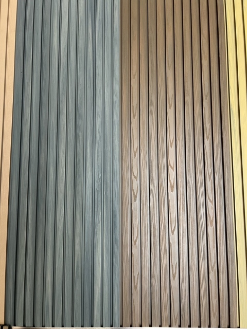 Wood Grain Design WPC Exterior Wall Cladding Panels Waterproof 3D Fluted Fire Retardant Eco-Friendly 5-Year Warranty Outdoor, ROYUE Material,Wood Grain Design WPC Exterior Wall Cladding Panels Waterproof 3D Fluted Fire Retardant Eco-Friendly 5-Year Warranty Outdoor