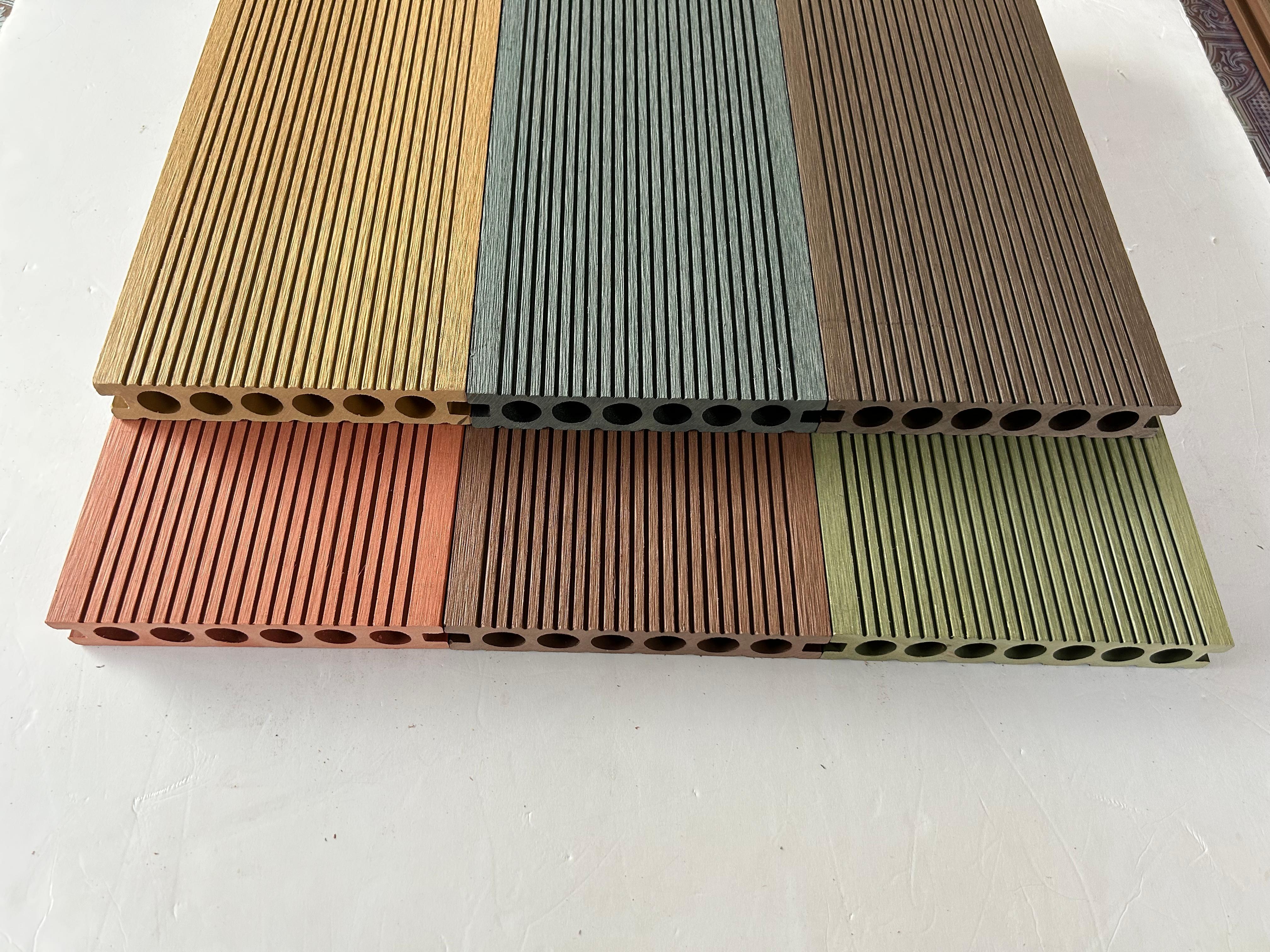 Outdoor 140*25mm Modern Anti-Slip Straight Grain WPC Decking for Garden Terrace, ROYUE Material,Outdoor Square 18mm Modern Anti-Slip Straight Grain WPC Decking for Garden Terrace