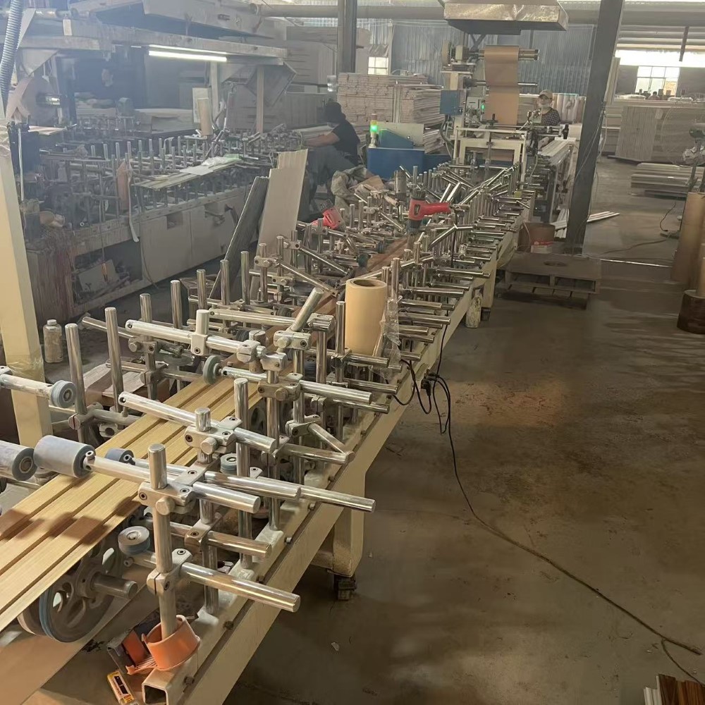 Laminating workshop - finished laminated panels
