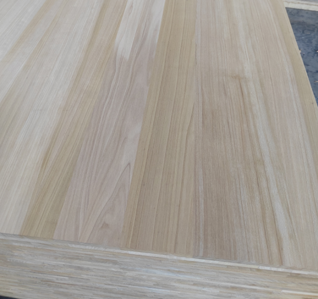 Solid Aspen poplar board bare bleach and carbon color for furniture bed frame or coffin materials, ROYUE Material,High Quality Carbonized Natural Poplar Wood From the Factory is Used for Construction Projects