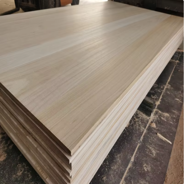High-Quality Lightweight Aa Grade Natural Wood Finish Composite Paulownia Solid Wood Coffin Board for Coffin, ROYUE Material,Wholesale Paulownia Boards | Custom Paulownia Wood Panel Factory