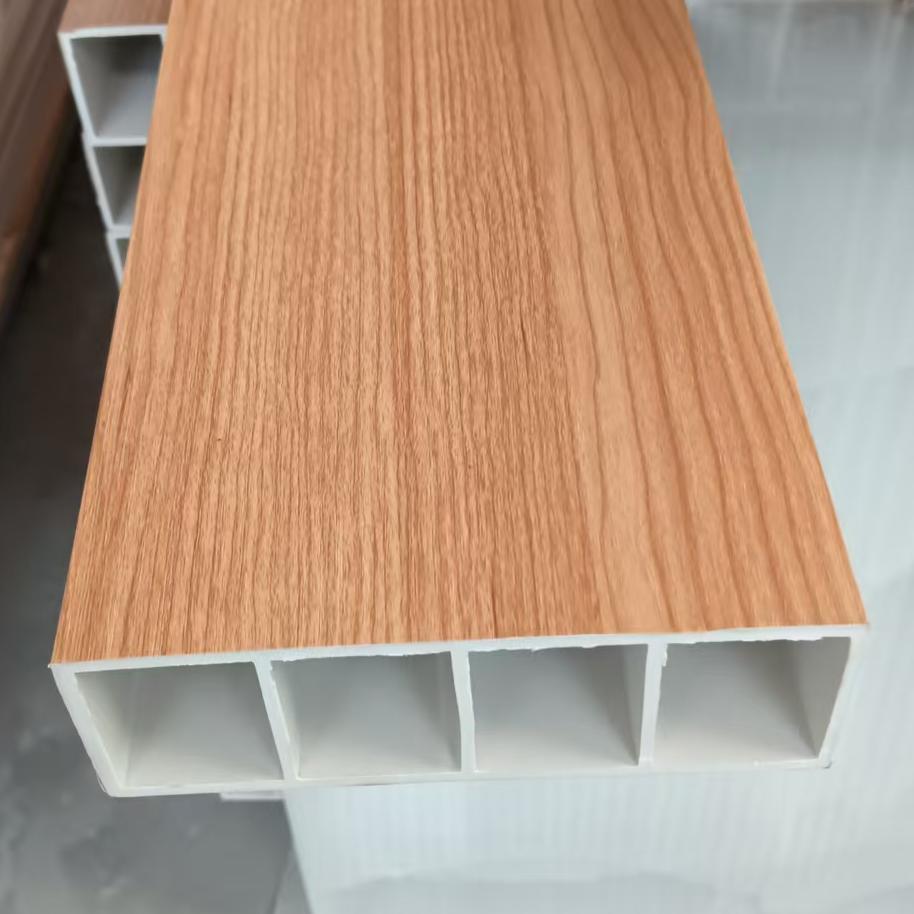 Indoor WPC Wall Panel Manufacturer & Wholesale Supplier, ROYUE Material,Supply Green Eco-friendly EcologicalWPC Timber Tube Wood square Hollow square Timbers Hebei for Home Commercial Useno Painting