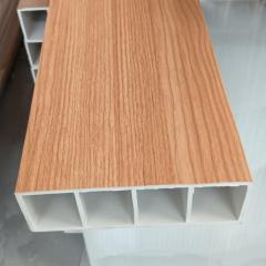 Indoor WPC Wall Panel Manufacturer & Wholesale Supplier, ROYUE Material,Supply Green Eco-friendly EcologicalWPC Timber Tube Wood square Hollow square Timbers Hebei for Home Commercial Useno Painting