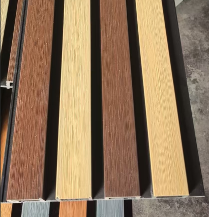 Wood Grain Design WPC Exterior Wall Cladding Panels Waterproof 3D Fluted Fire Retardant Eco-Friendly, ROYUE Material,Wood Grain Design WPC Exterior Wall Cladding Panels Waterproof 3D Fluted Fire Retardant Eco-Friendly 5-Year Warranty Outdoor
