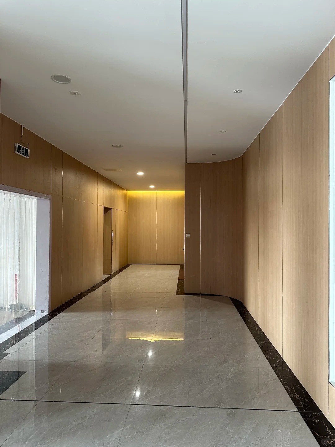 Bamboo charcoal board office reception and corridor wall panels