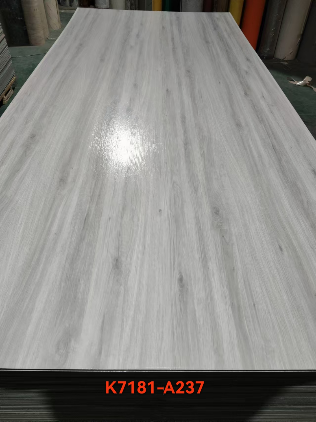 PVC bamboo charcoal wall panel installed in interior