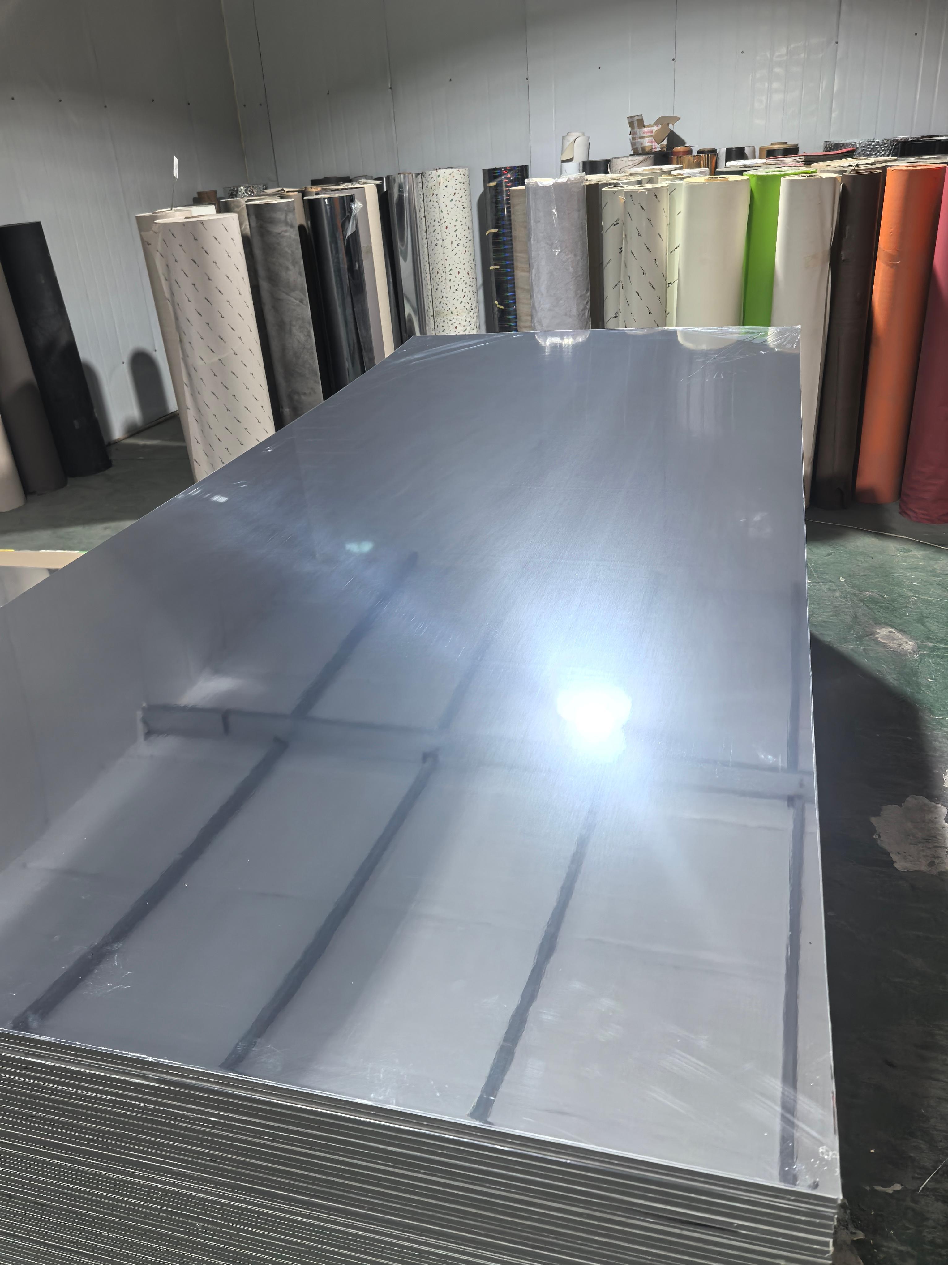 Eco-friendly Waterproof 5mm 8mm Bamboo Charcoal Wood Veneer Used For Interior Wall Decoration Design, ROYUE Material,High Glossy UV Marble Sheet Waterproof Fireproof PVC Marble Sheet Wall Panel for Home Decoration