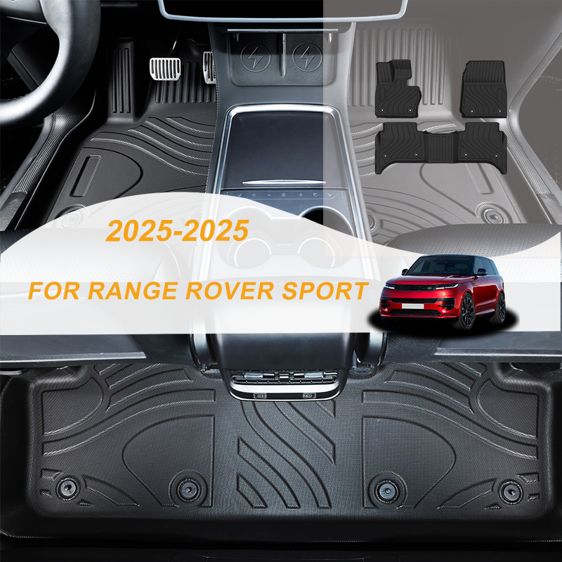 【LHD】For Land Rover For RANGE ROVER SPORT（5seats) 2025-2025 TPE Car Floor Mats