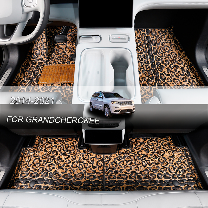 【LHD】For Jeep For Grand For Cherokee 2014-2021 Car Floor Mats