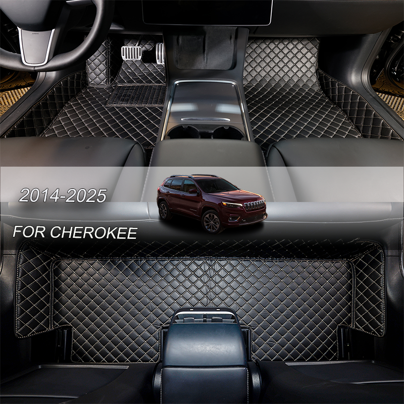 【LHD】For Jeep For Cherokee 2014-2025 Car Floor Mats