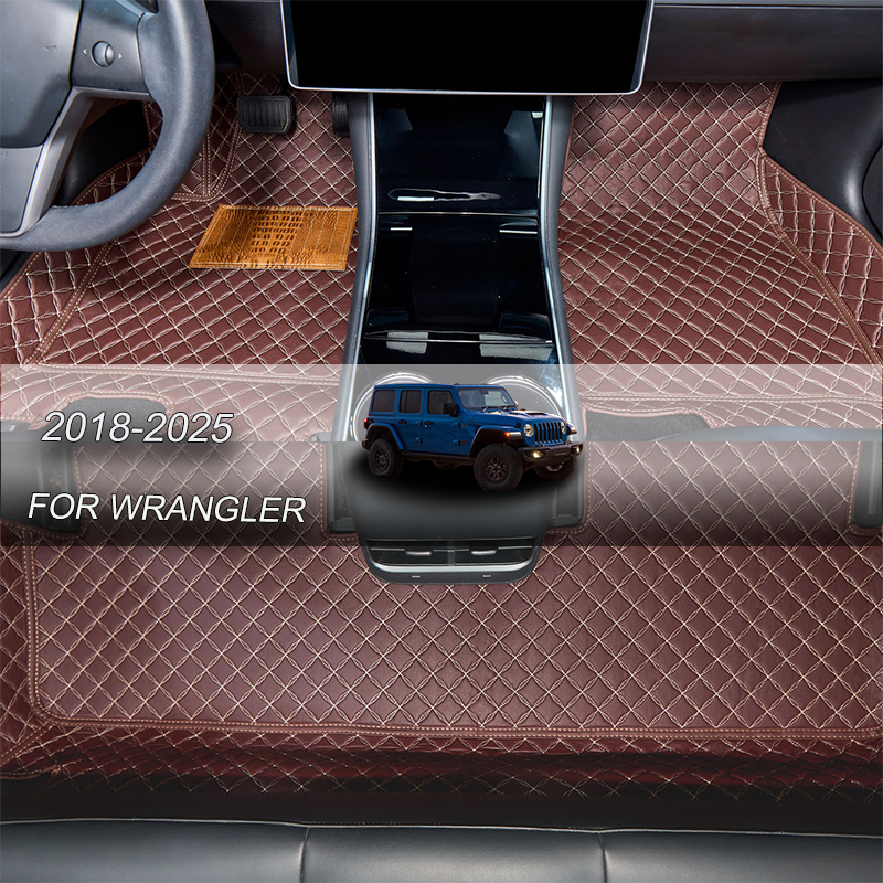 【LHD】For Jeep For Wrangler 2018-2026 Car Floor Mats