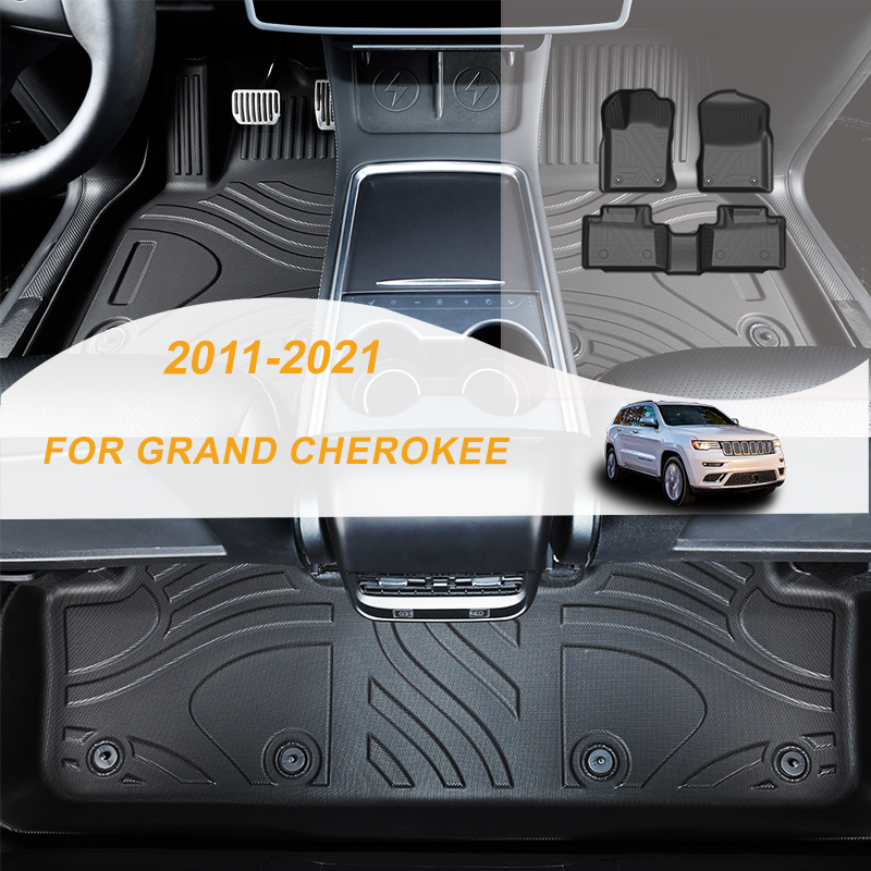 【LHD】For JEEP For GRAND CHEROKEE 2011-2021 TPE Car Floor Mats