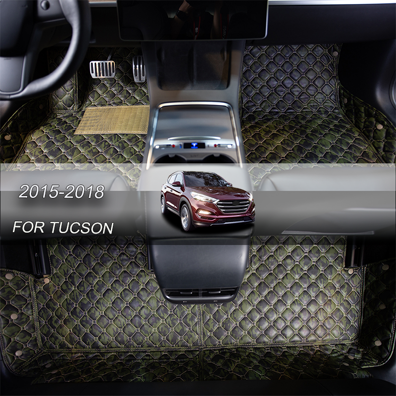 【LHD】For Hyundai For Tucson 2015-2018 Car Floor Mats