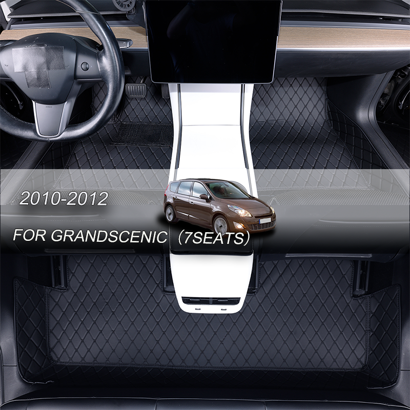 【LHD】For Renault For GrandScenic(7seats) 2010-2012 Car Floor Mats