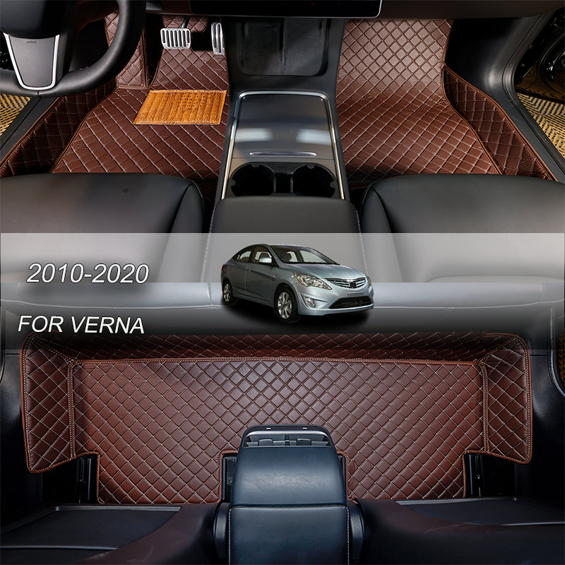 【LHD】For KIA For Verna 2010-2020 Car Floor Mats