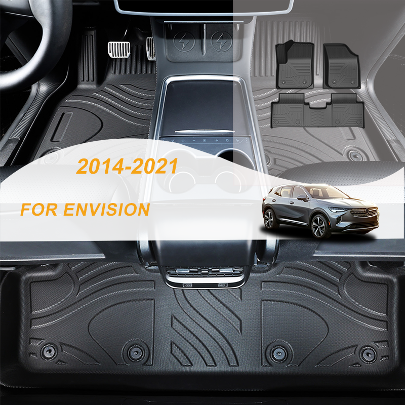 【LHD】For Buick For ENVISION（5seats) 2014-2021 TPE Car Floor Mats