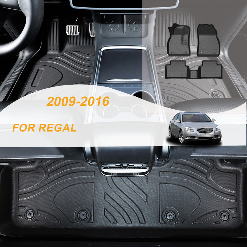 【LHD】For Buick For REGAL/REGAL GS 2009-2016 TPE Car Floor Mats
