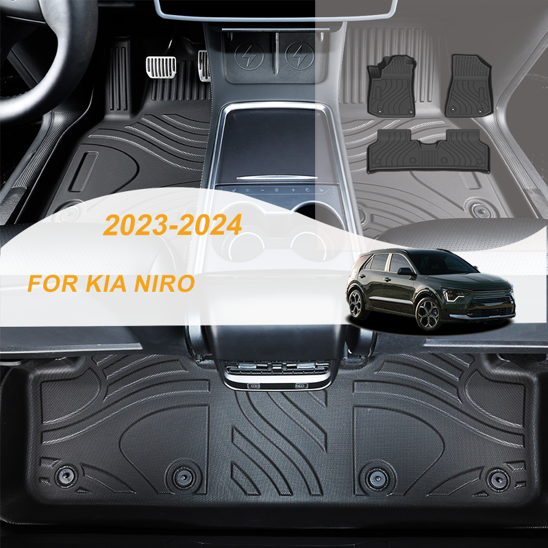 【LHD】For Kia For Niro 2023-2024 TPE Car Floor Mats