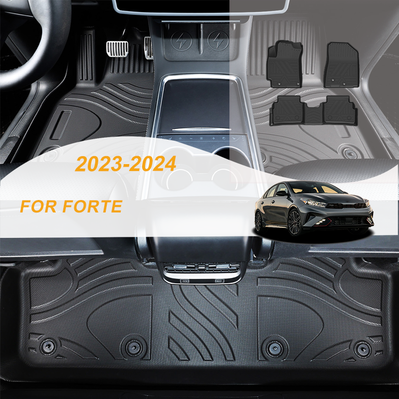 【LHD】For Kia For Forte  2023-2024 TPE Car Floor Mats