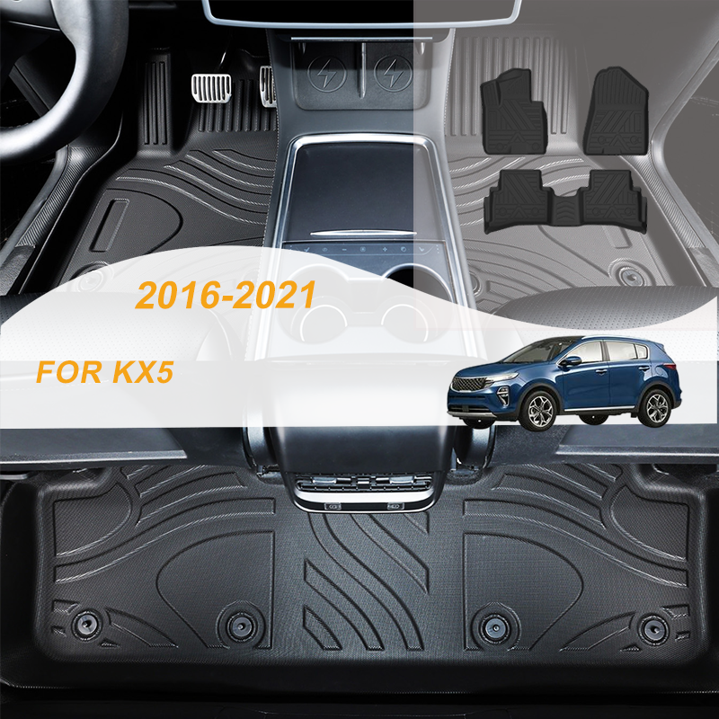 【LHD】For Kia For kx5 2016-2021 TPE Car Floor Mats